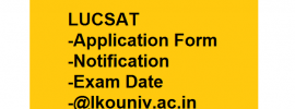 LUCSAT Application Form