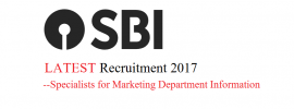 SBI Recruitment 2017 News