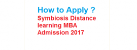 Symbiosis Distance learning MBA Admission