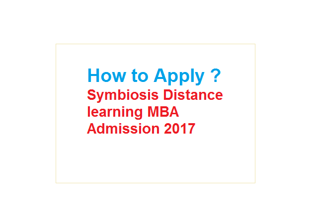 Symbiosis Distance learning MBA Admission