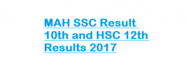 MAH SSC Result 10th and HSC 12th Results 2017