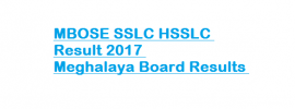 MBOSE SSLC HSSLC Result 2017