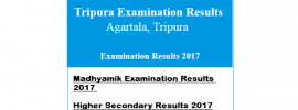 Tripura Board Class 10th 12th Results 2017