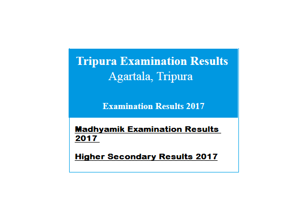 Tripura Board Class 10th 12th Results 2017
