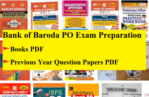Bank of Baroda PO Exam Books pdf