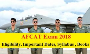 AFCAT Exam 2018 Date